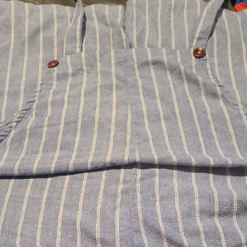 Striped Blue Jumpsuit